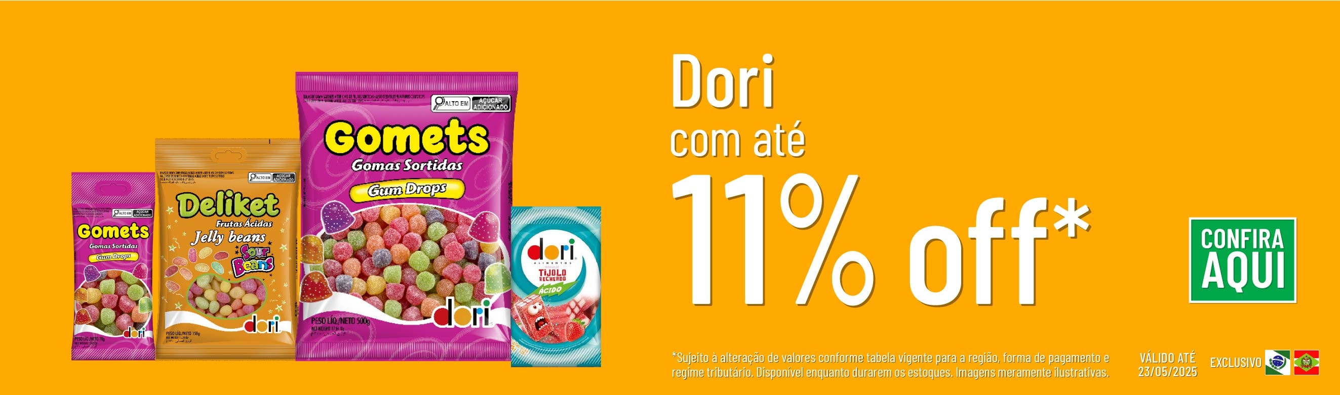 Linha Dori com 11% OFF*
