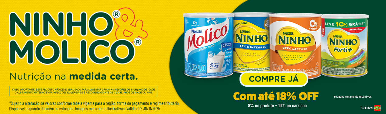 Linha Nestle com 18% OFF*