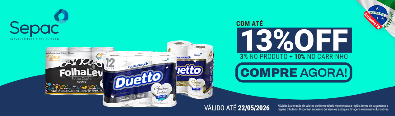 Linha Sepac com até 13%OFF*