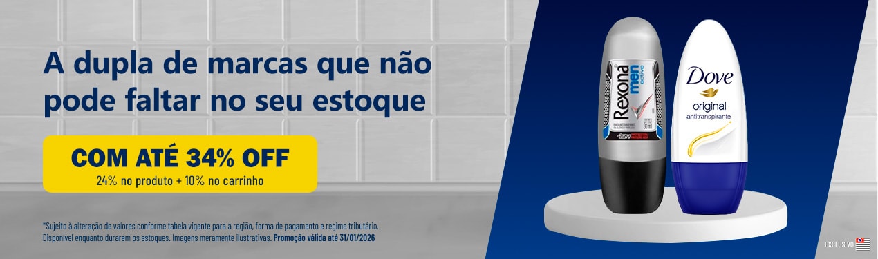 Linha Dove e Reona com 36% OFF*