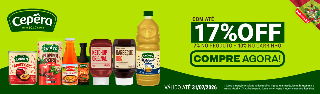 Linha Cepera com 17% OFF*