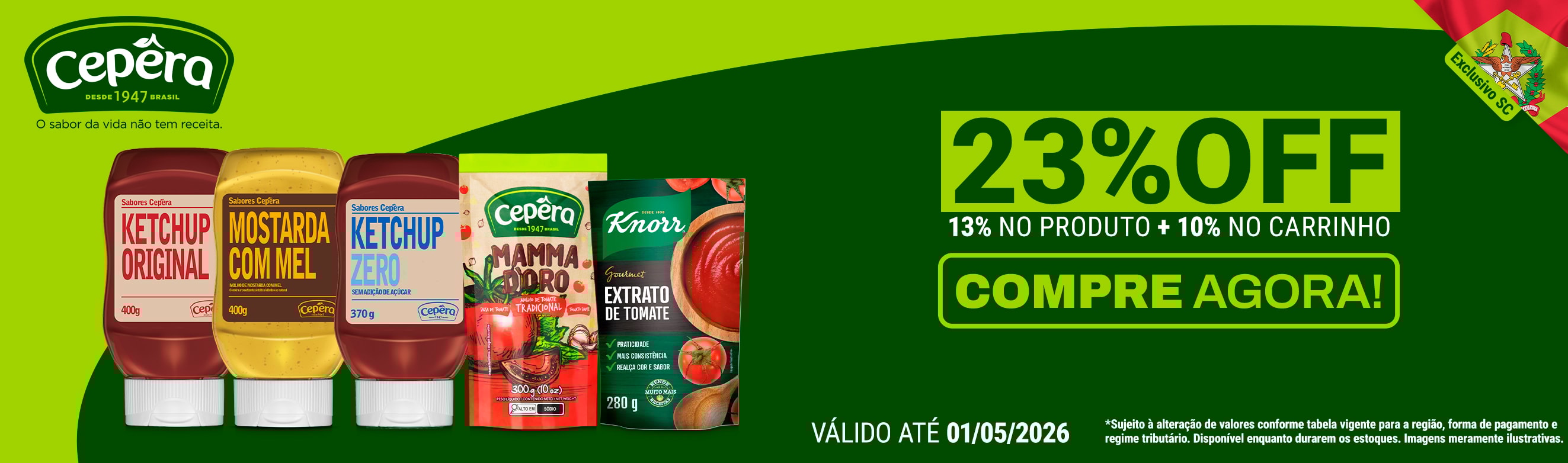 Linha Cepêra com até 23%OFF*