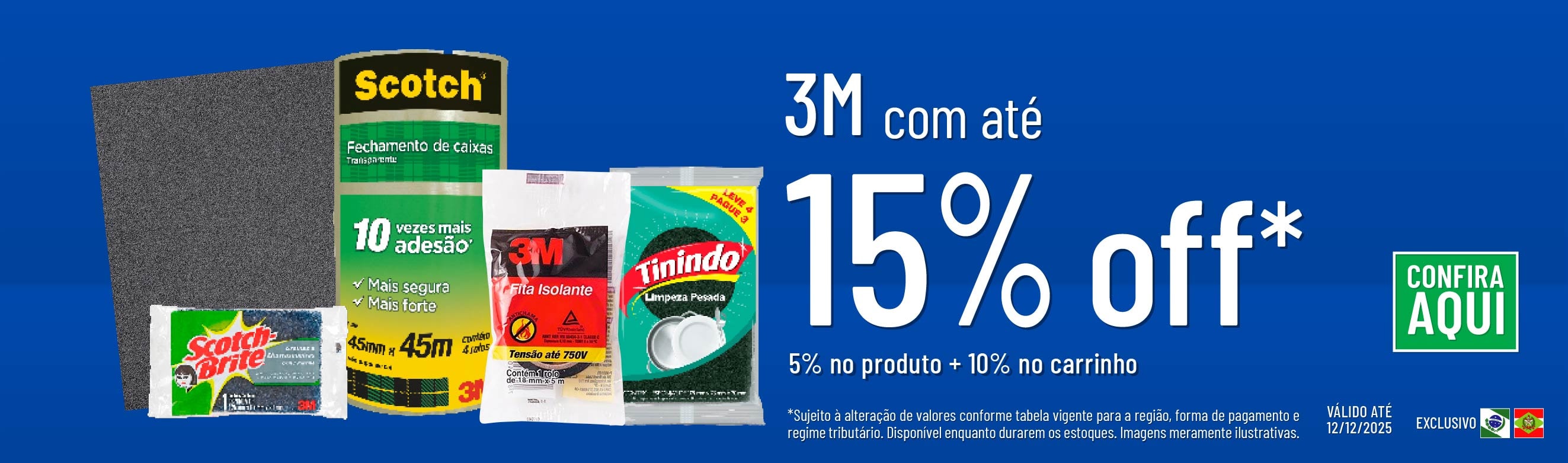 Linha 3M com 15% OFF*