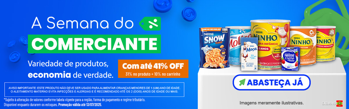 Linha Nestle com 41% OFF*