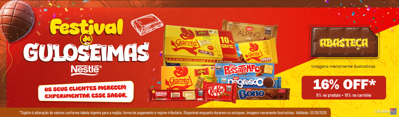Linha Nestle com 16% OFF*