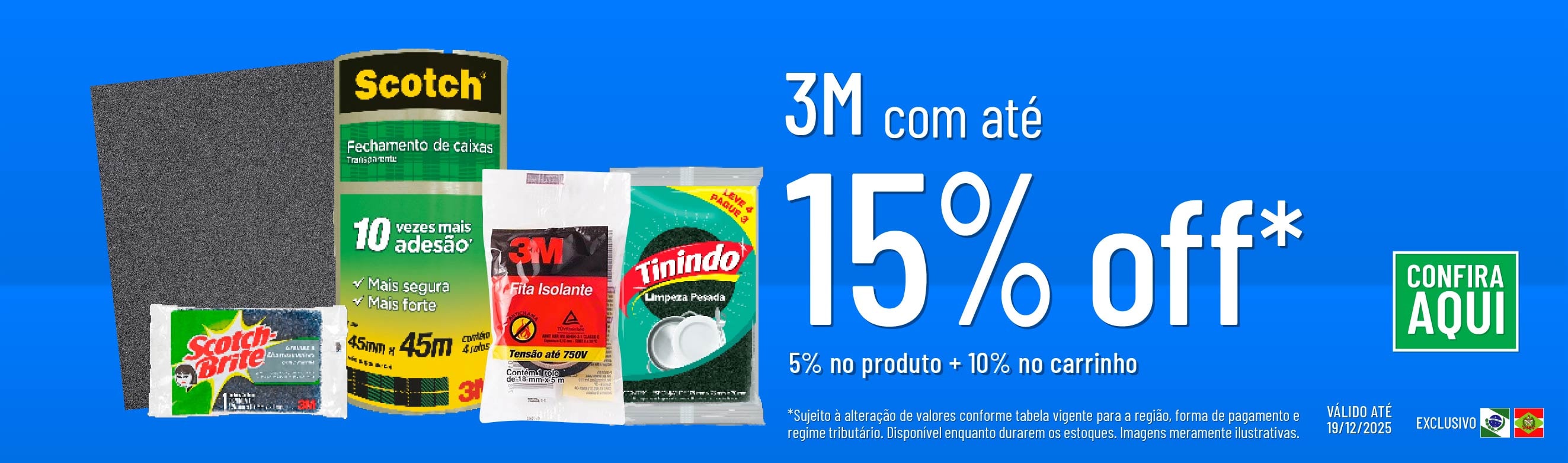 Linha 3M com 15% OFF*