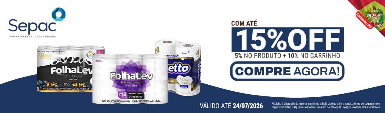 Linha Sepac com até 15%OFF*