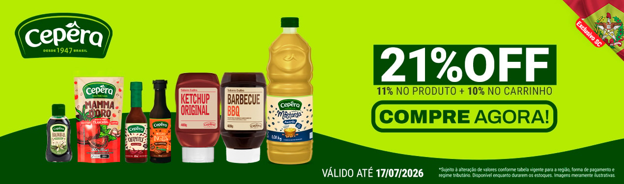 Linha Cepêra com 21% OFF*