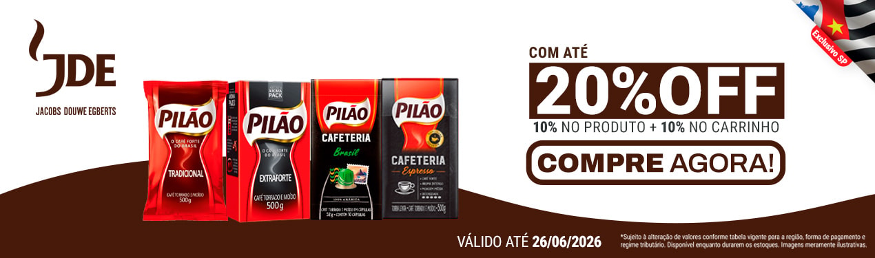 Linha JDE com 20% OFF*
