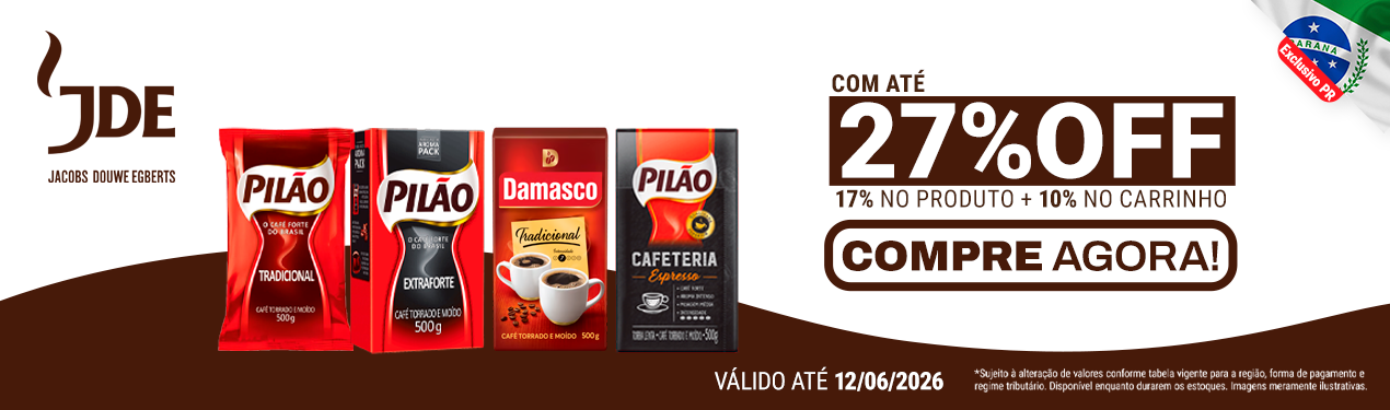 Linha JDE com 27% OFF*