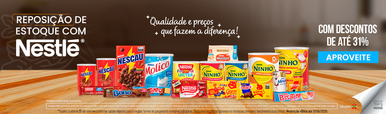 Linha Nestle com 31% OFF*