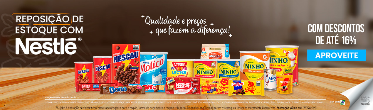 Linha Nestle com 16% OFF*