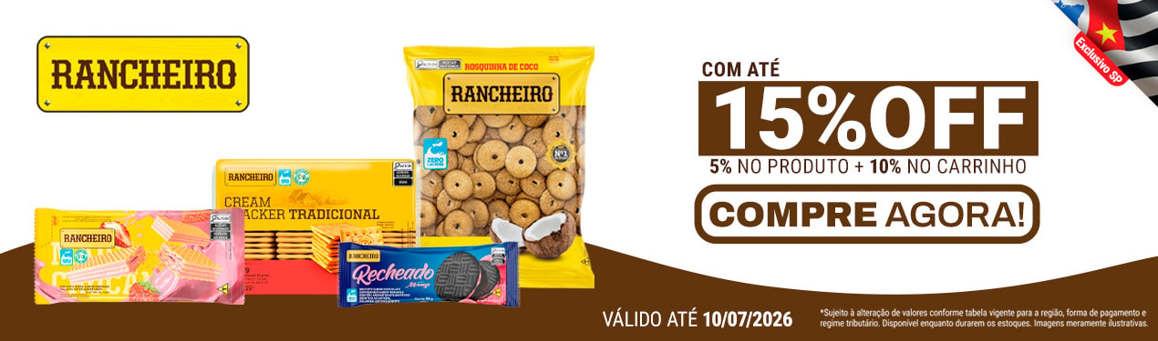 Linha Rancheiro com até 15%OFF*