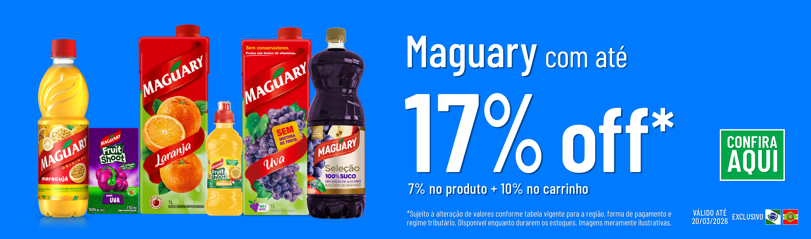 Linha Maguary com 17% OFF*