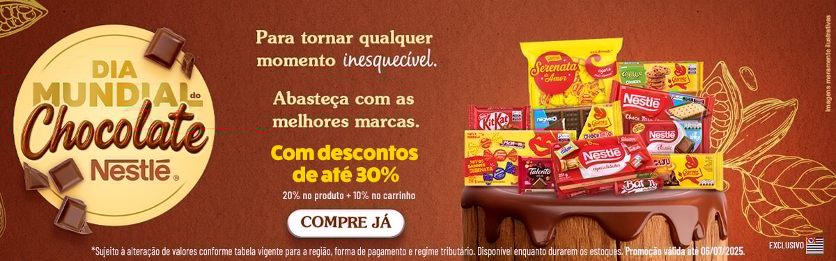 Linha Nestle com 30% OFF*