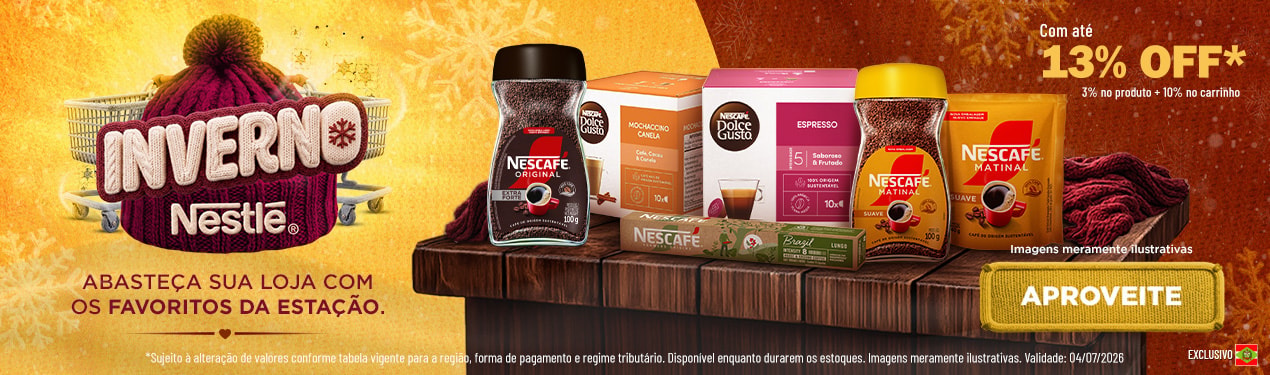 Linha Nestle com 13% OFF*