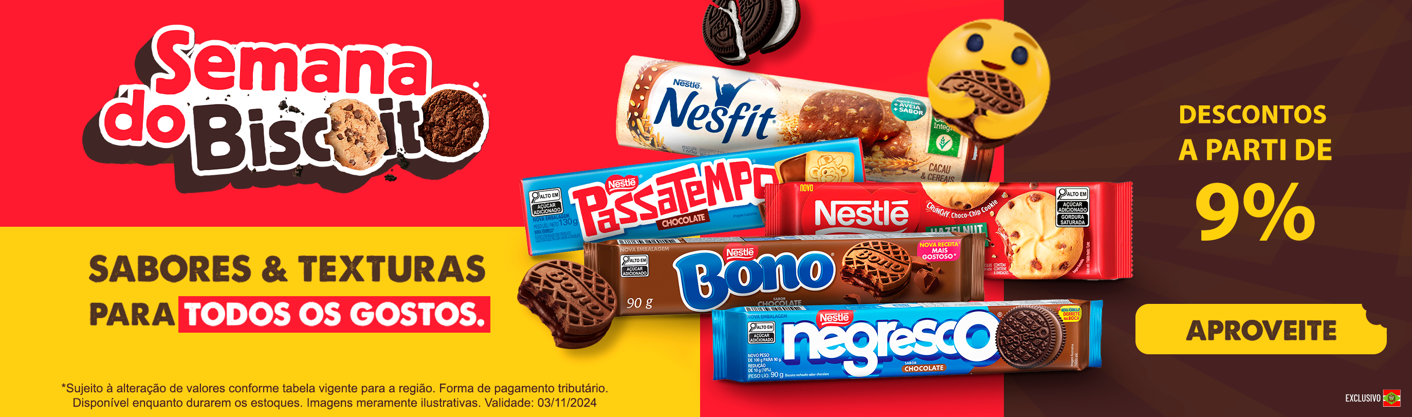 Linha Nestle com 9% OFF*