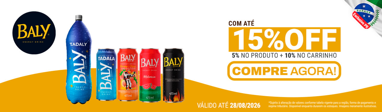 Linha Baly com 15% OFF*