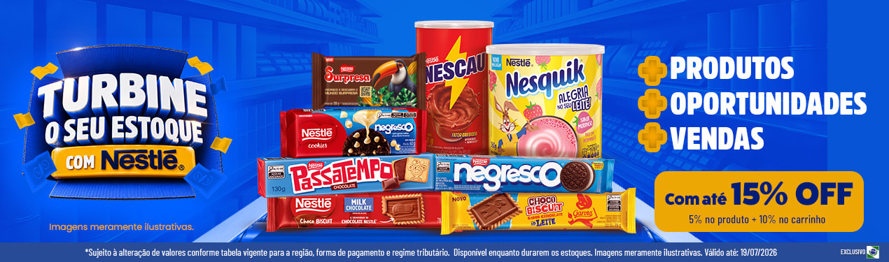 Linha Nestle com 15% OFF*