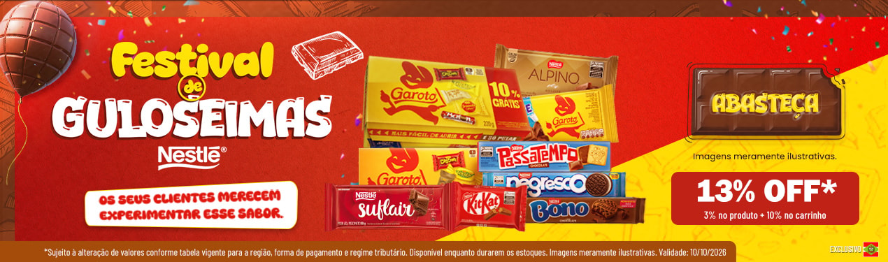 Linha Nestle com 13% OFF*
