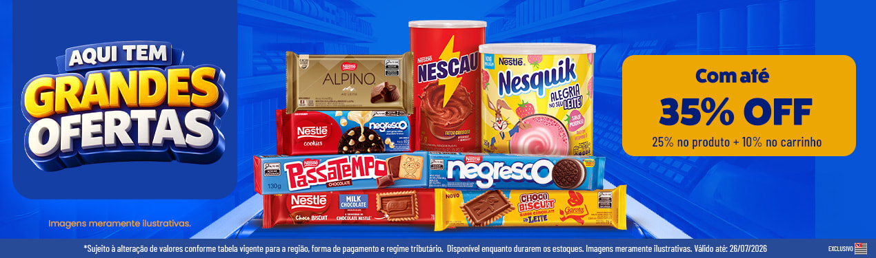 Linha Nestle com 35% OFF*