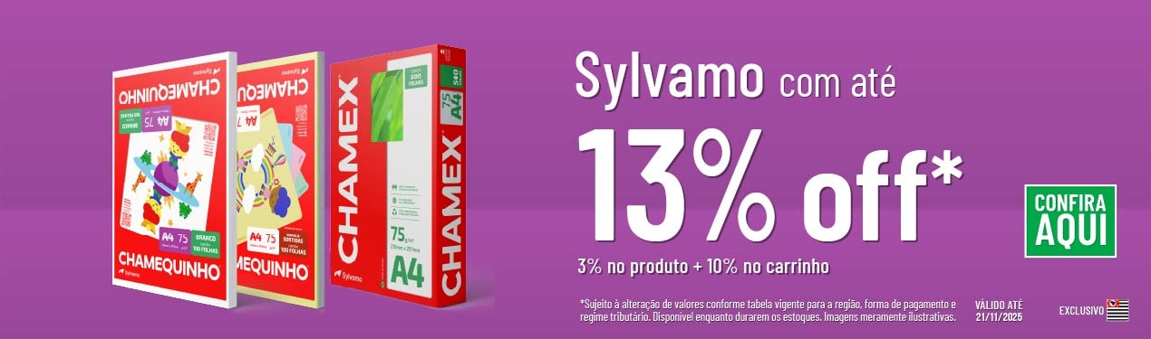 Linha Sylvamo com 13% OFF*