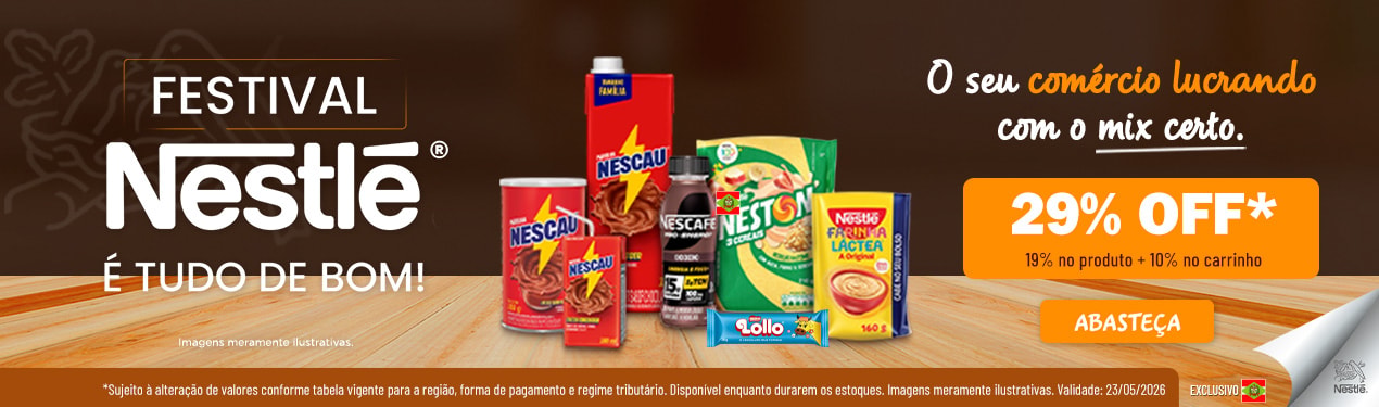 Linha Nestle com 29% OFF*