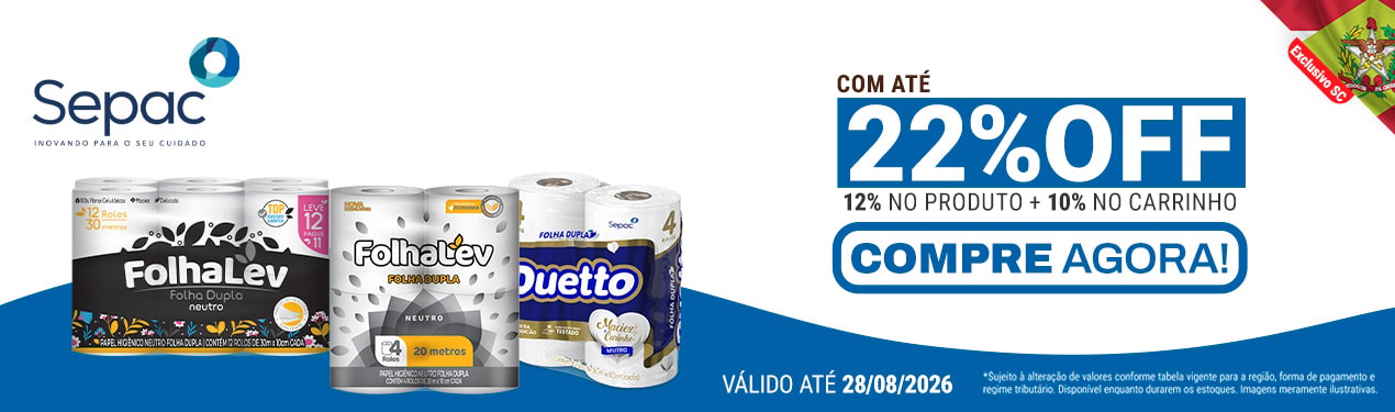 Linha Sepac com até 22%OFF*