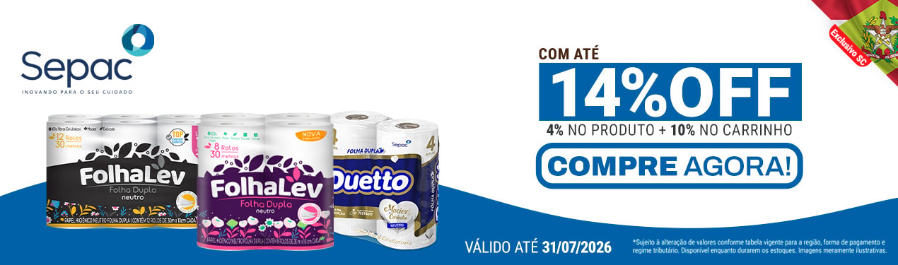 Linha Sepac com até 14%OFF*