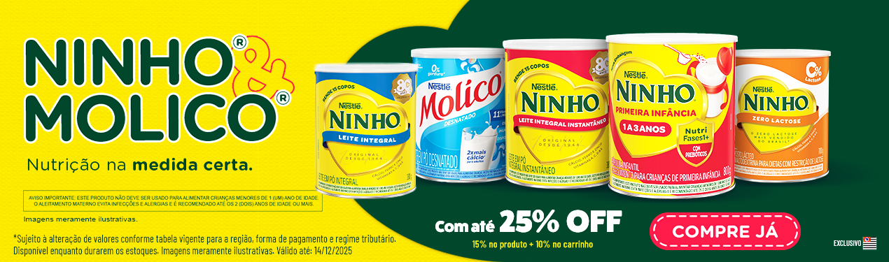 Linha Nestle com 25% OFF*