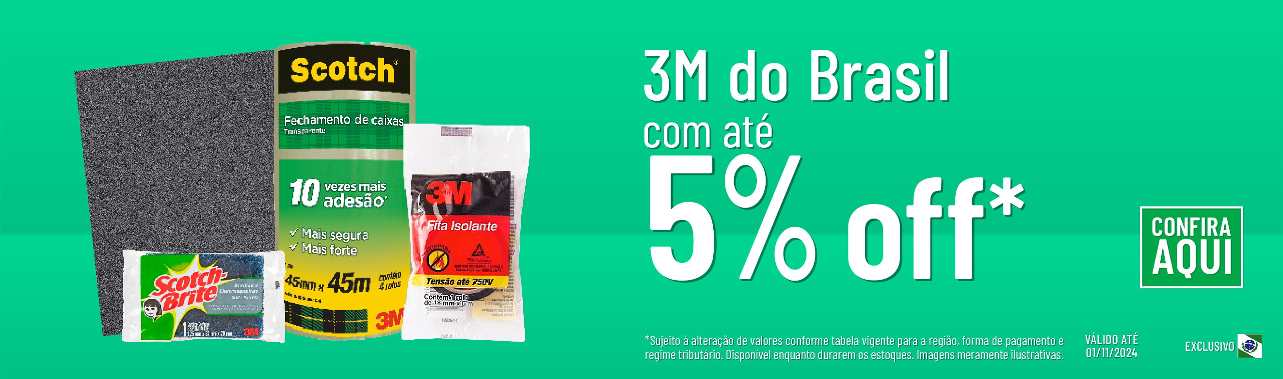 Linha 3M com 5% OFF*