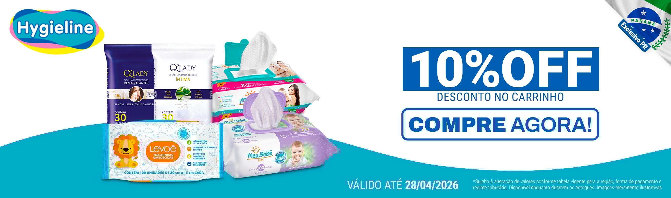 Linha Hygieline em até 10%OFF*