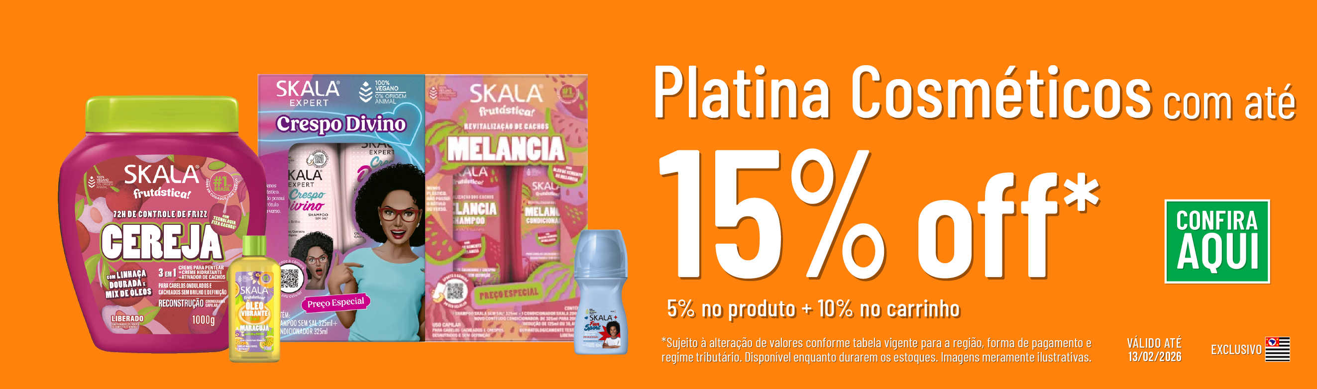 Linha Skala com 15% OFF*