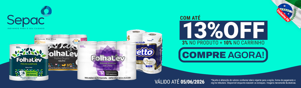 Linha Sepac com até 13%OFF*