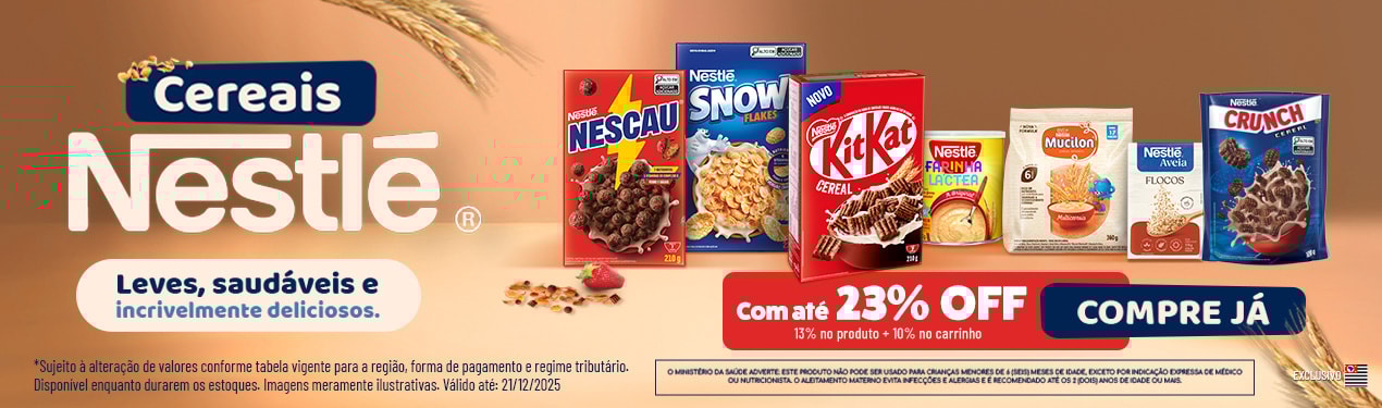 Linha Nestle com 23% OFF*