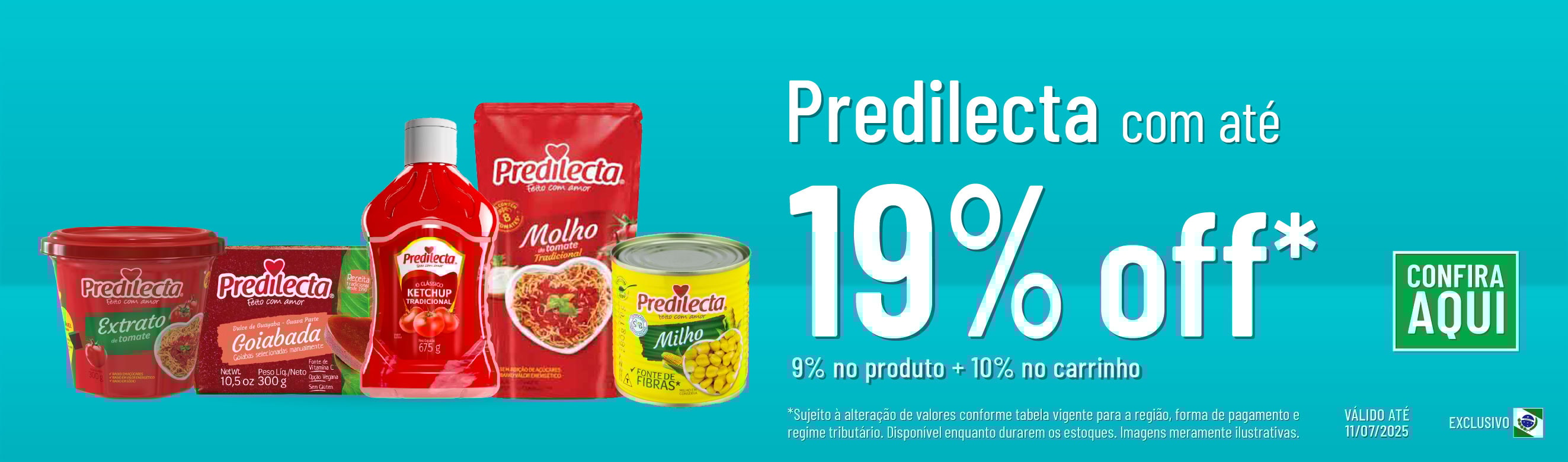 Linha Predilecta com 19% OFF*