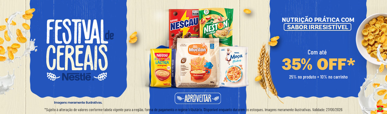 Linha Nestle com 35% OFF*