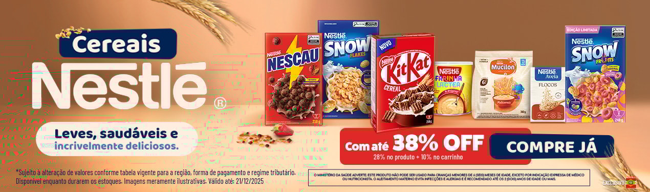 Linha Nestle com 38% OFF*