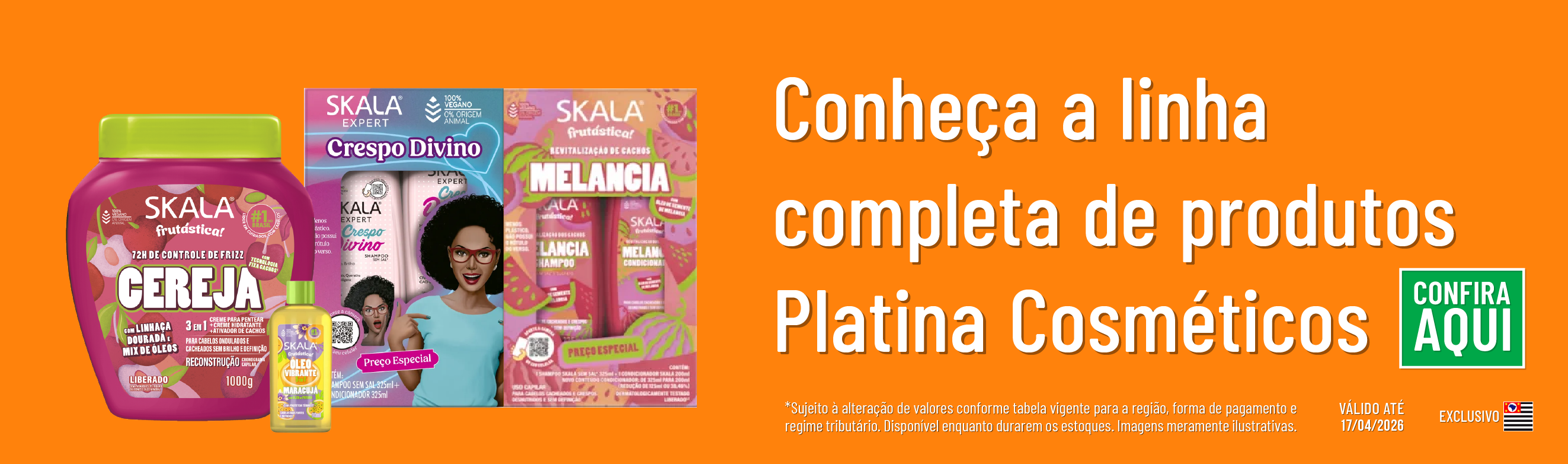 Linha Platina Cosméticos*