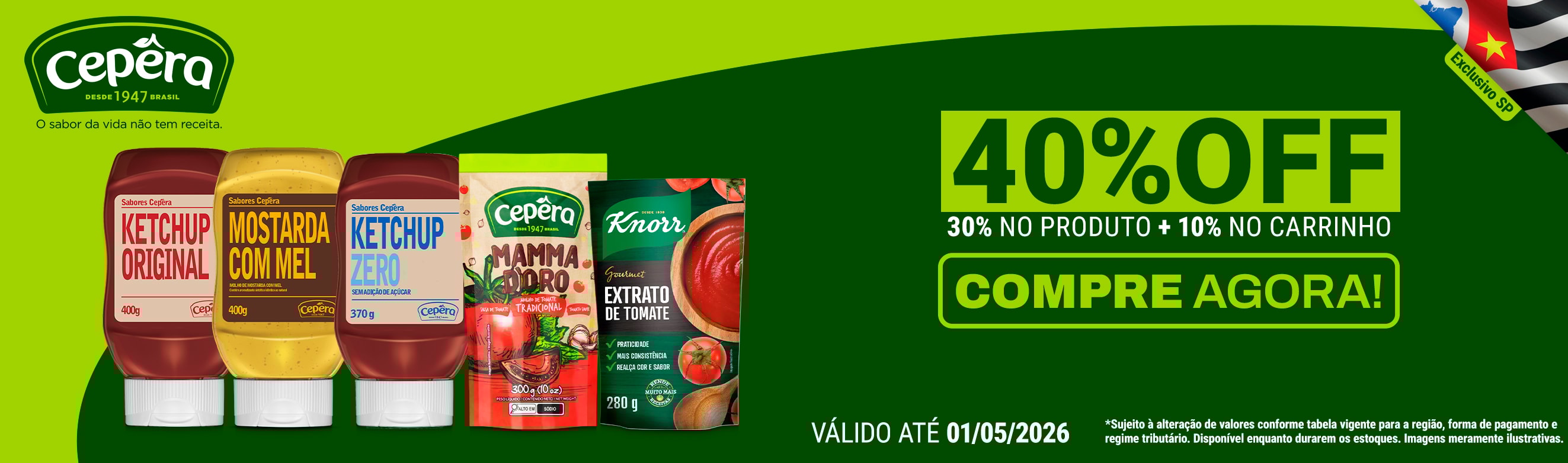 Linha Cepêra com até 40%OFF*