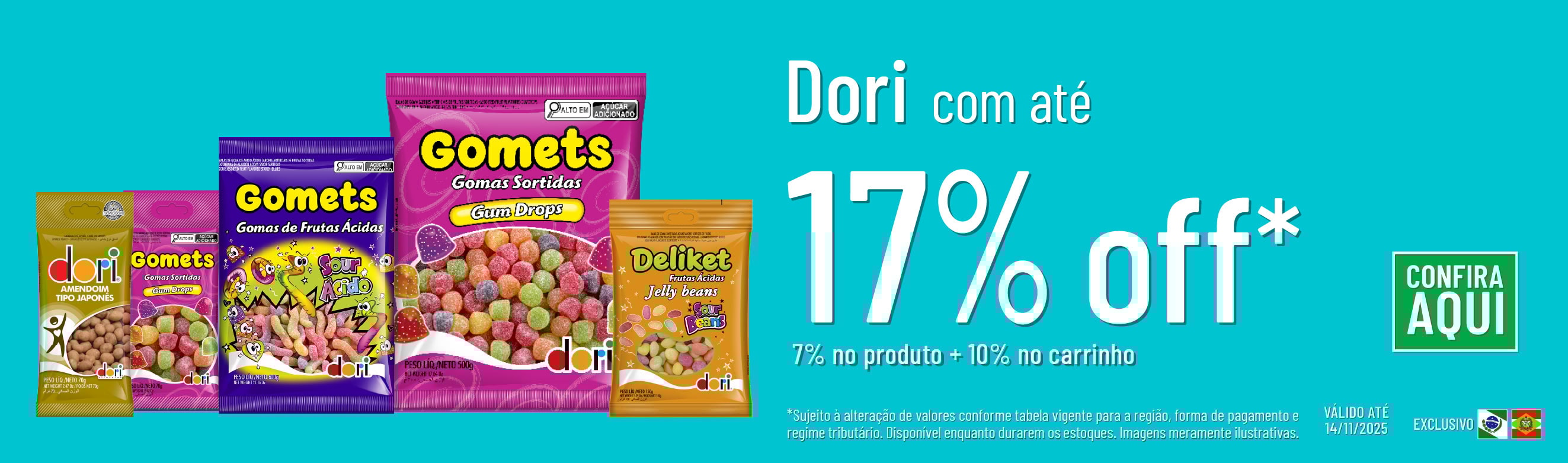 Linha Dori com 17% OFF*
