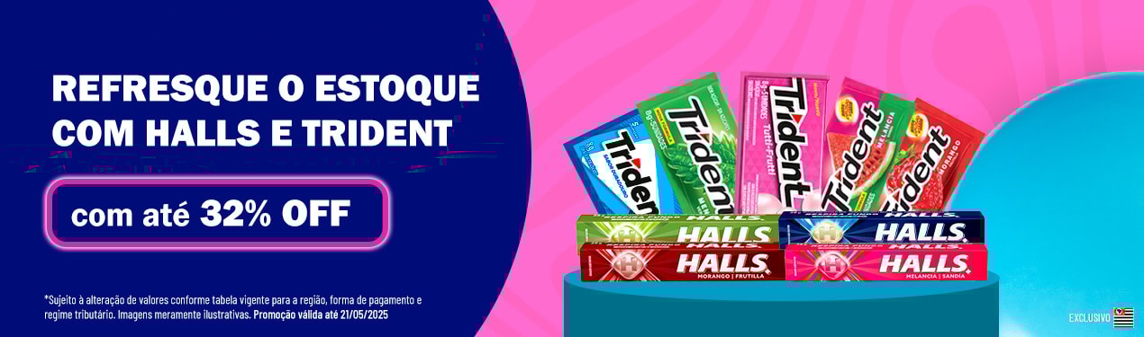 Linha Mondelez com 32% OFF*