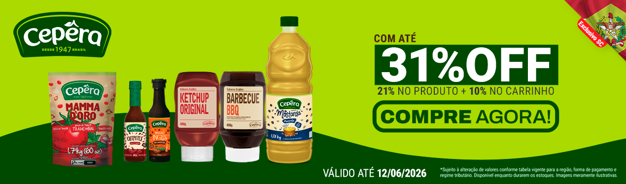 Linha Cepêra com 31% OFF*