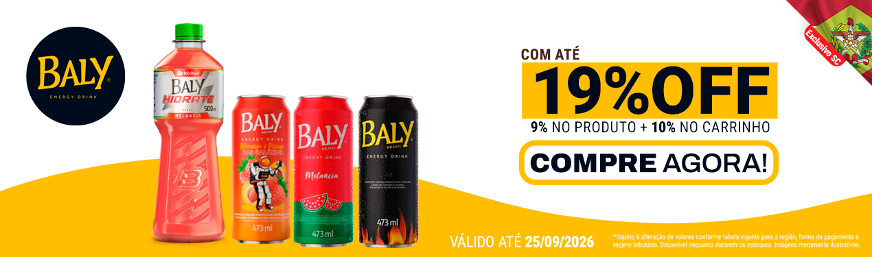 Linha Baly com 19% OFF*
