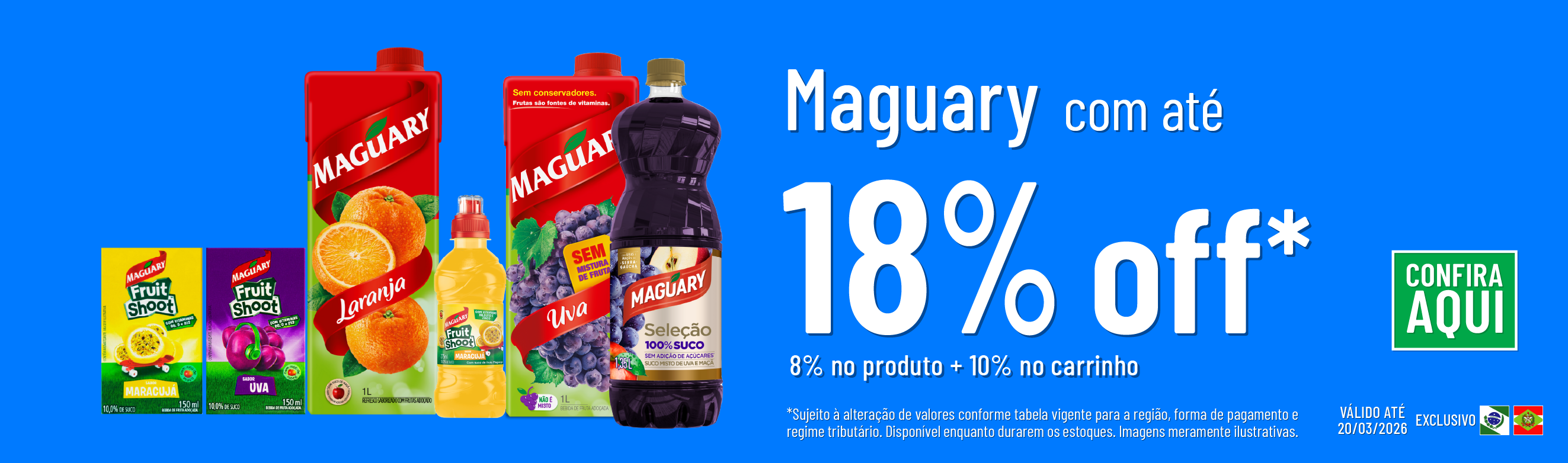 Linha Maguary com 18% OFF*