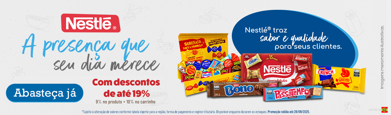 Linha Nestle com 19% OFF*