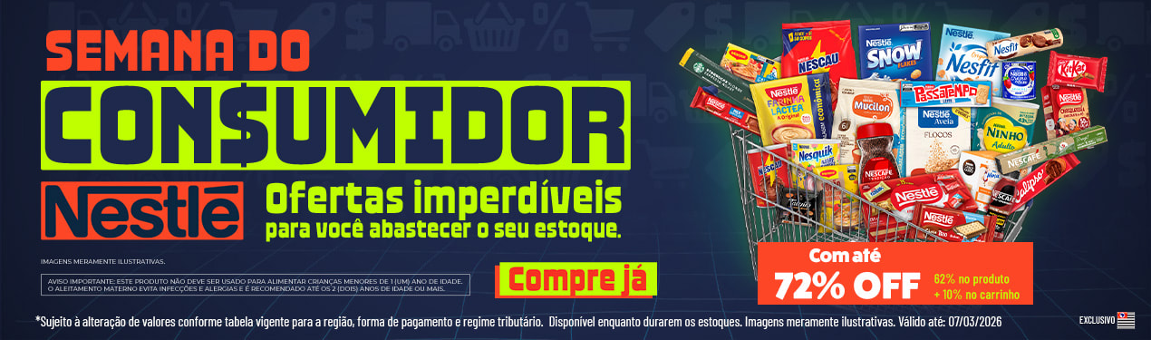 Linha Nestle com 76% OFF*