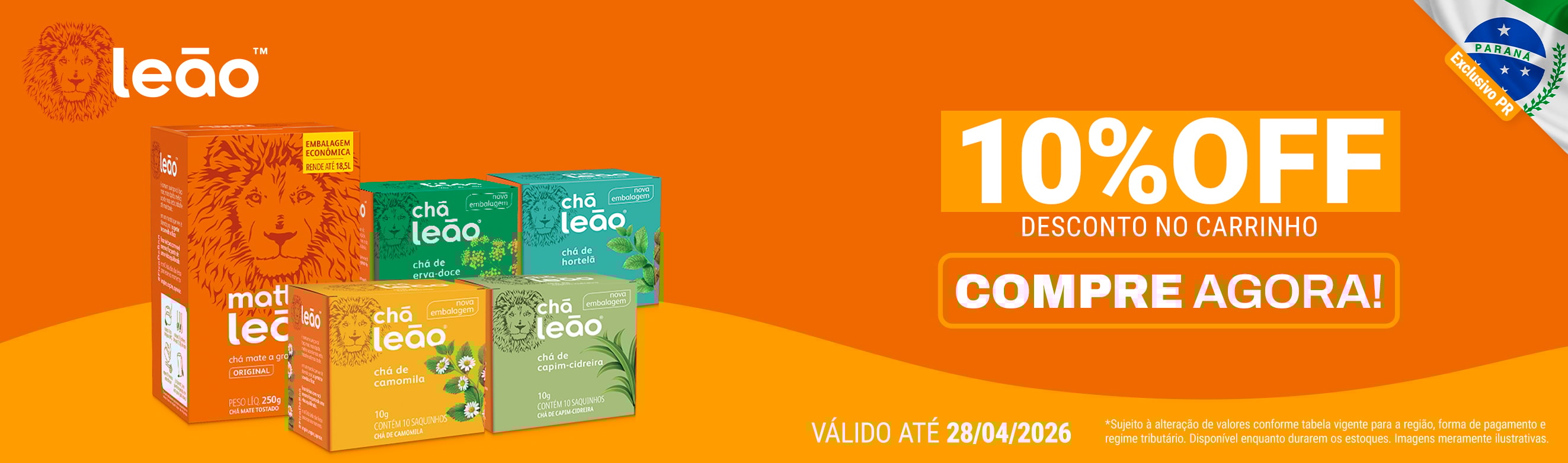 Linha Leão com até 10%OFF*