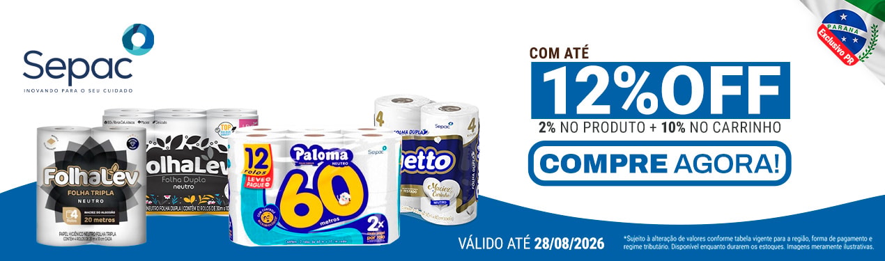 Linha Sepac com até 12%OFF*