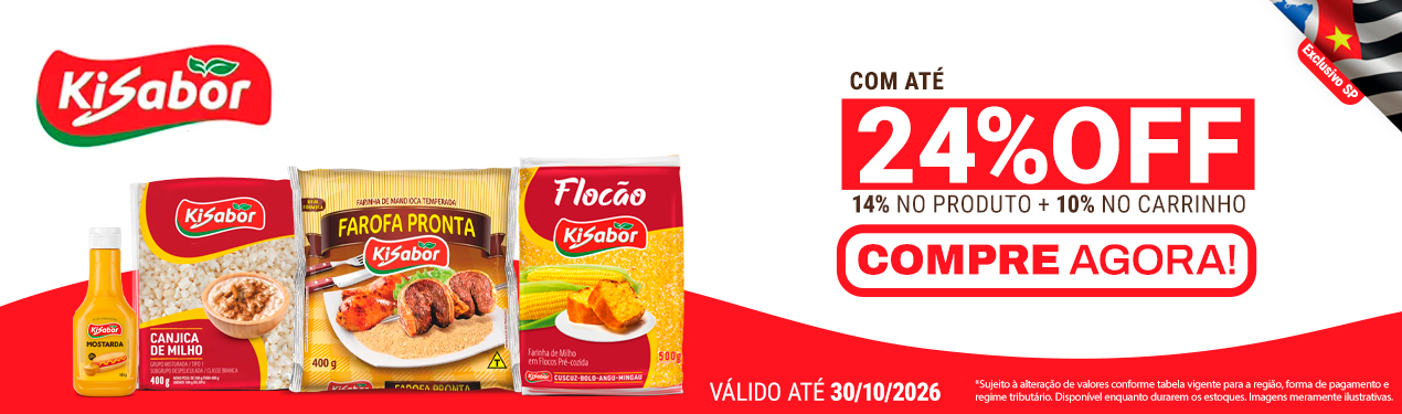 Linha Ki Sabor com até 24%OFF*